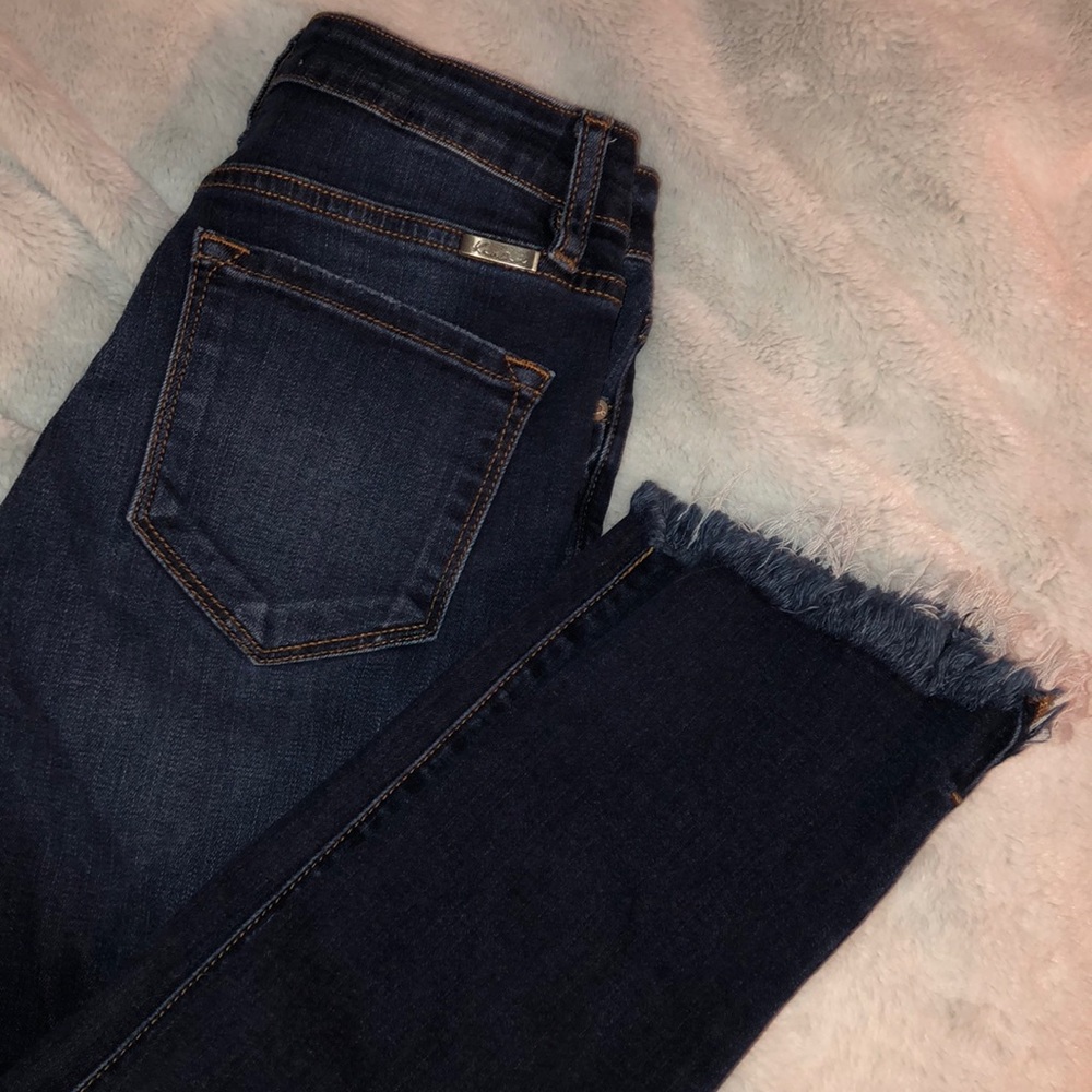 Kancan fringed jeans